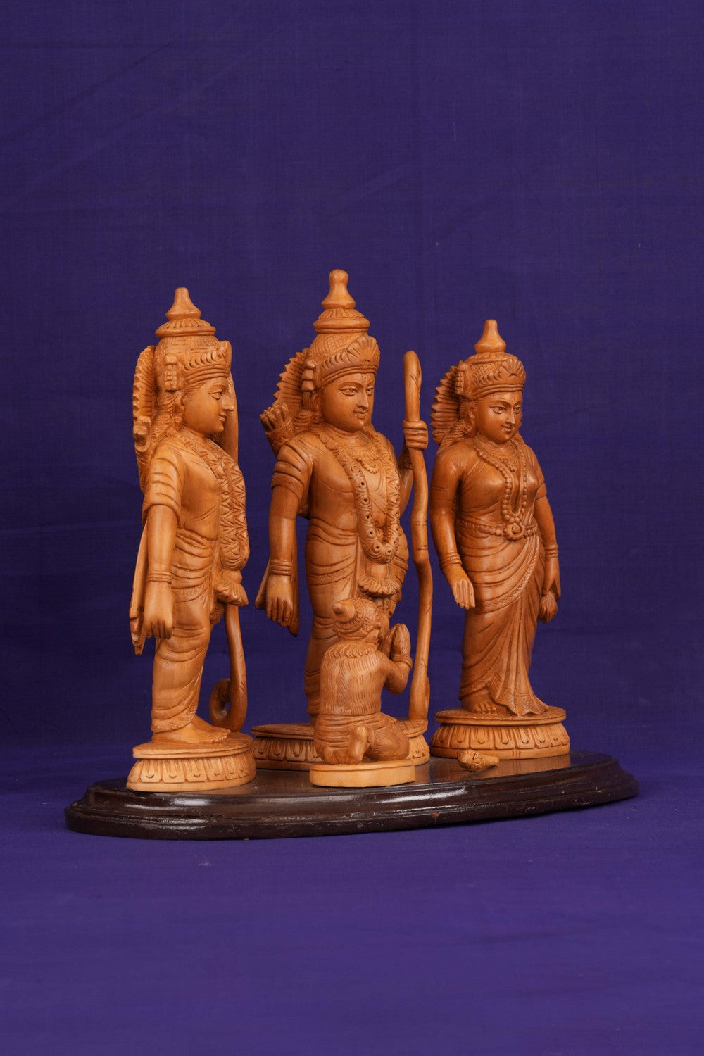 Image of A Ram Darbar is a depiction of Lord Rama, Sita, and Lakshmana